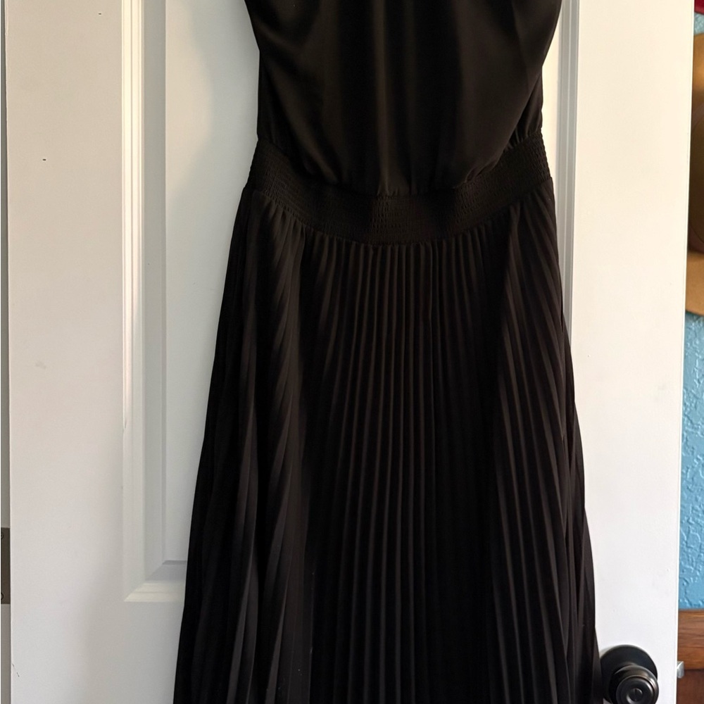 White House Black Market Elegant Strapless Black Dress